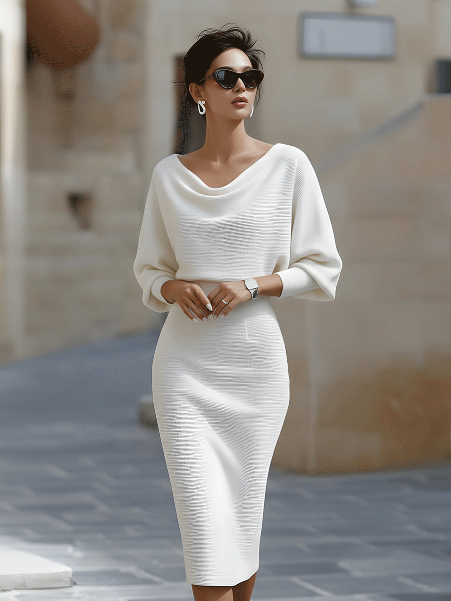 Galaxia | Elegant Women’s 2026 Graduation Bodycon Midi Dress