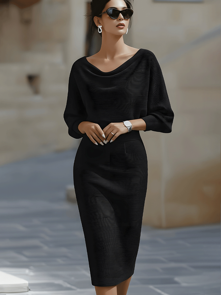 Galaxia | Elegant Women’s 2026 Graduation Bodycon Midi Dress