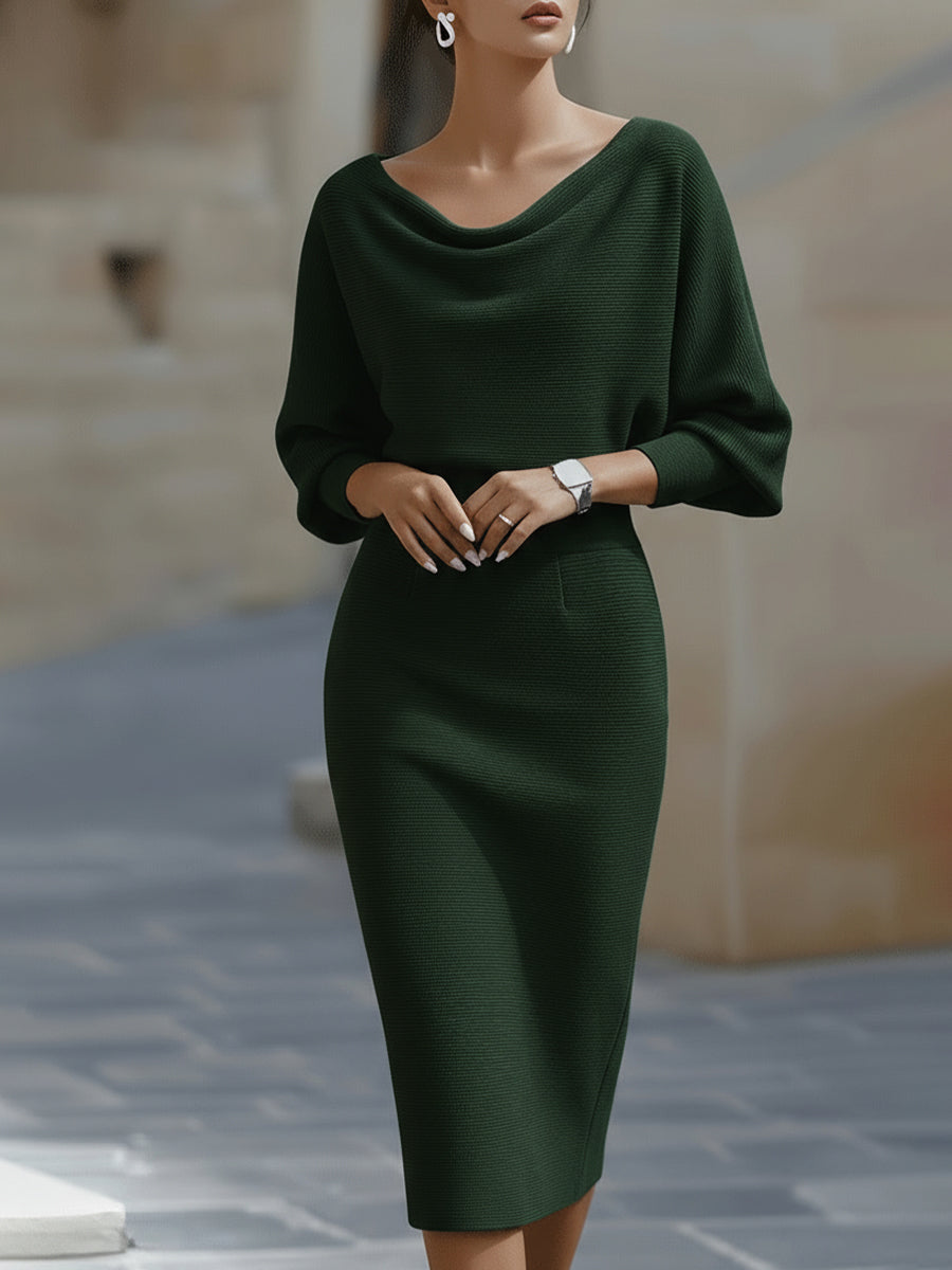 Galaxia | Elegant Women’s 2026 Graduation Bodycon Midi Dress