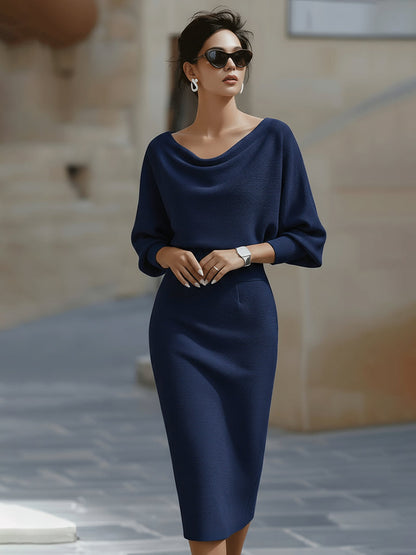Galaxia | Elegant Women’s 2026 Graduation Bodycon Midi Dress