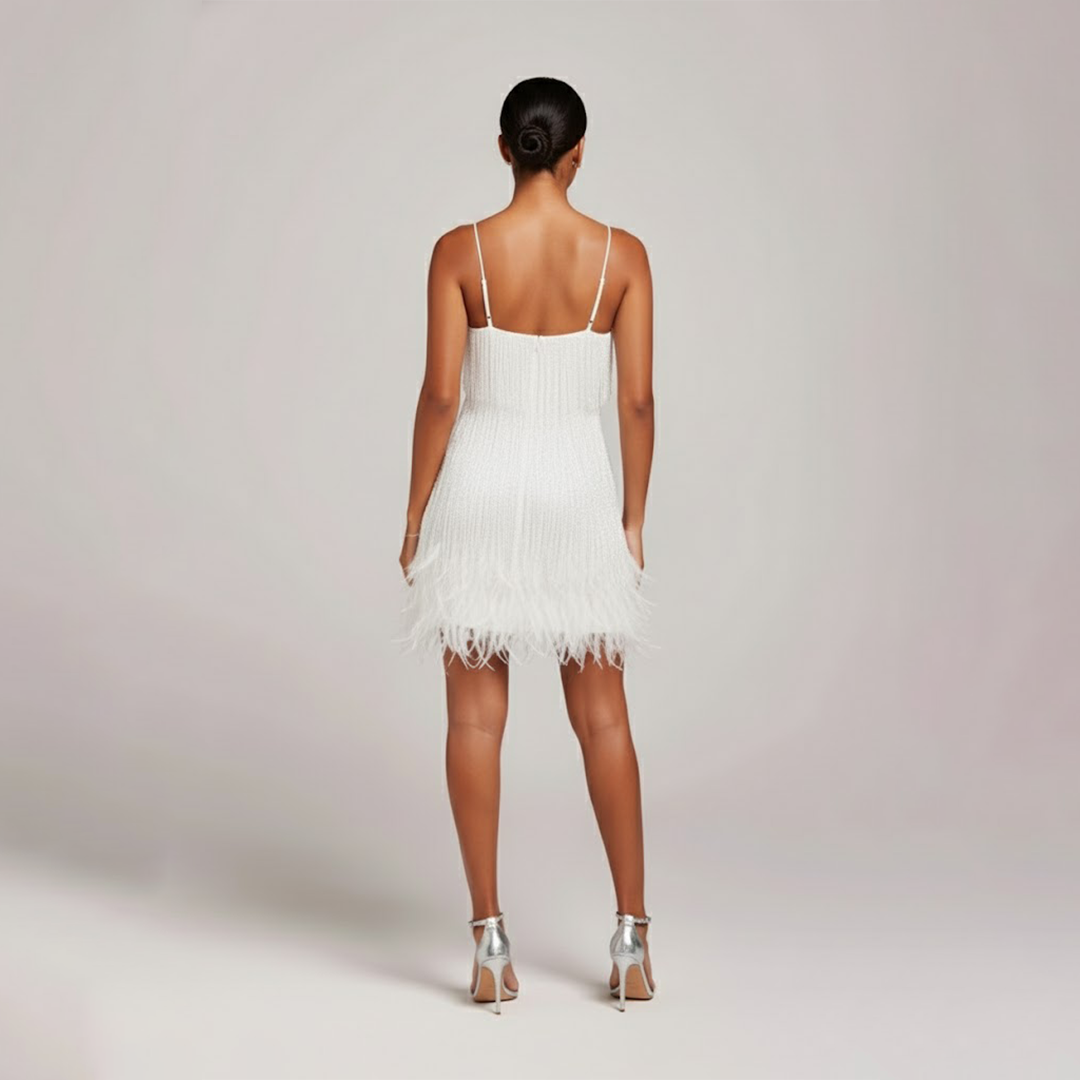 Giavanna | Elegant Women’s 2026 Graduation Fringe Mini Dress