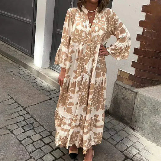 Harmony | Elegant Women's Boho Flowy Maxi Dress