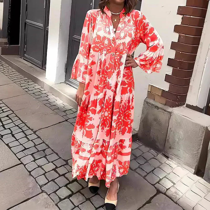 Harmony | Elegant Women's Boho Flowy Maxi Dress