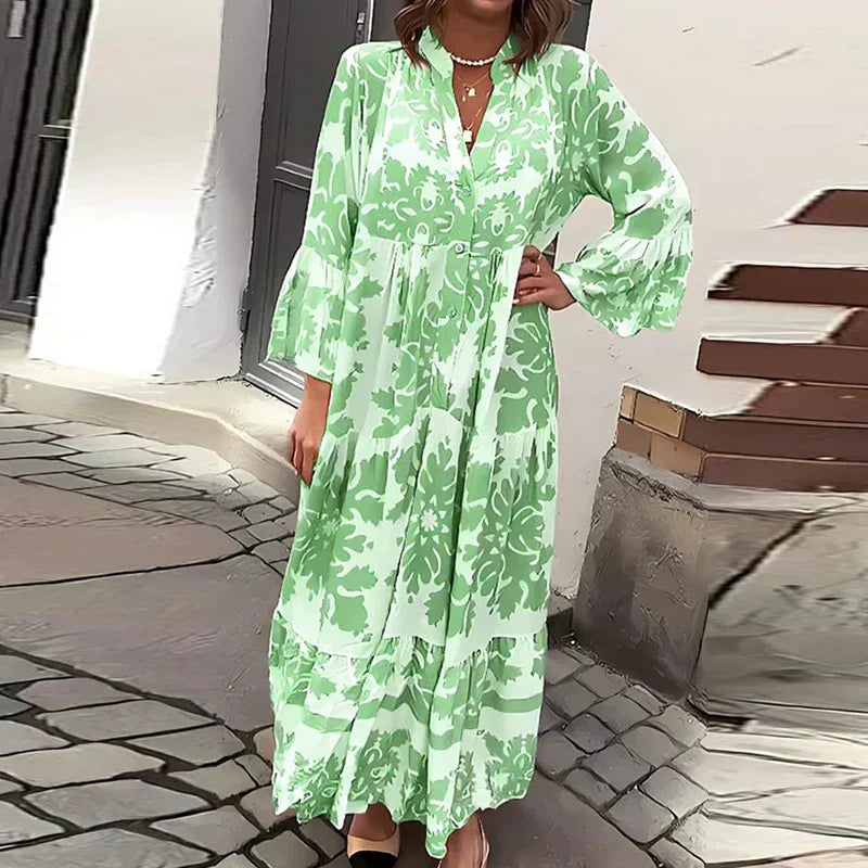 Harmony | Elegant Women's Boho Flowy Maxi Dress