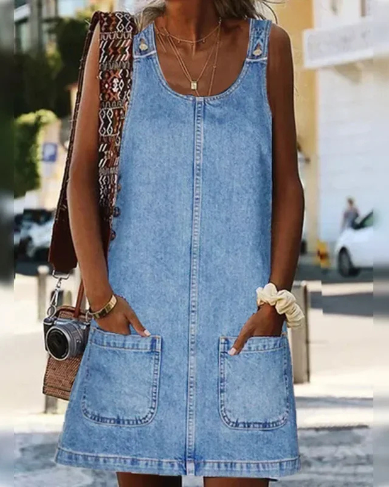 Harper | Women Summer Midi Dress Flattering Fit