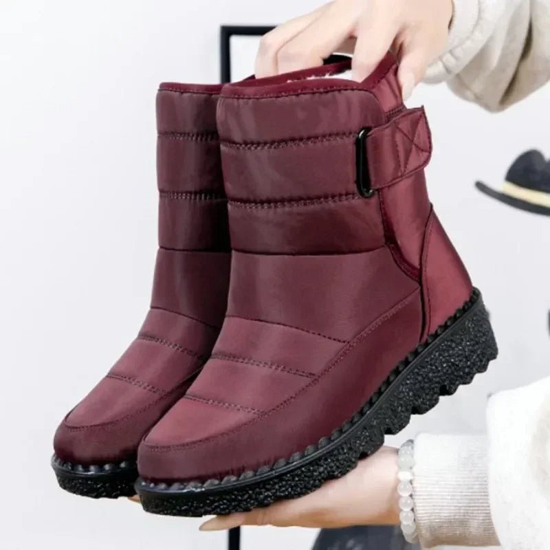 Harriet | Waterproof Quilted Slip-On Fleece Lined Boots