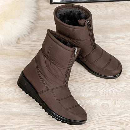 Harriet | Waterproof Quilted Slip-On Fleece Lined Boots