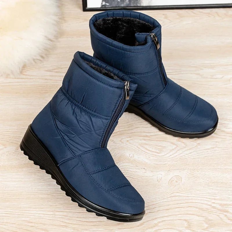 Harriet | Waterproof Quilted Slip-On Fleece Lined Boots