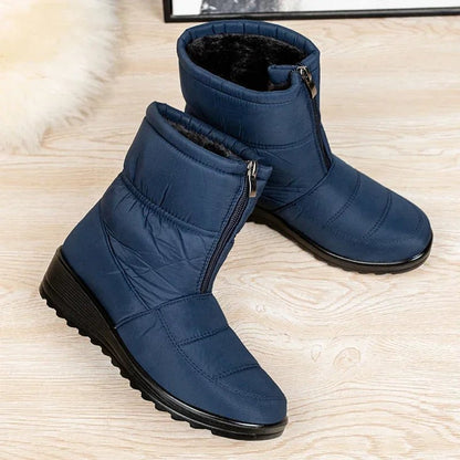 Harriet | Waterproof Quilted Slip-On Fleece Lined Boots