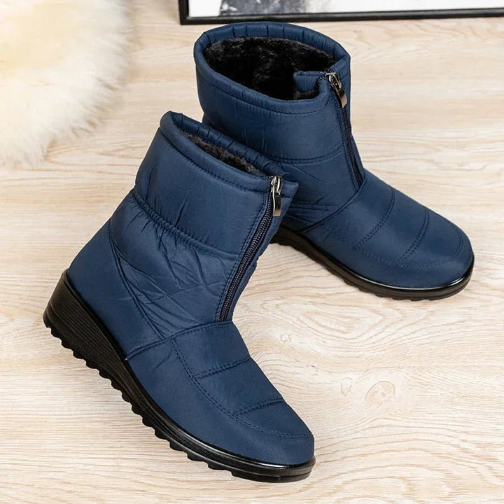 Harriet | Waterproof Quilted Slip-On Fleece Lined Boots