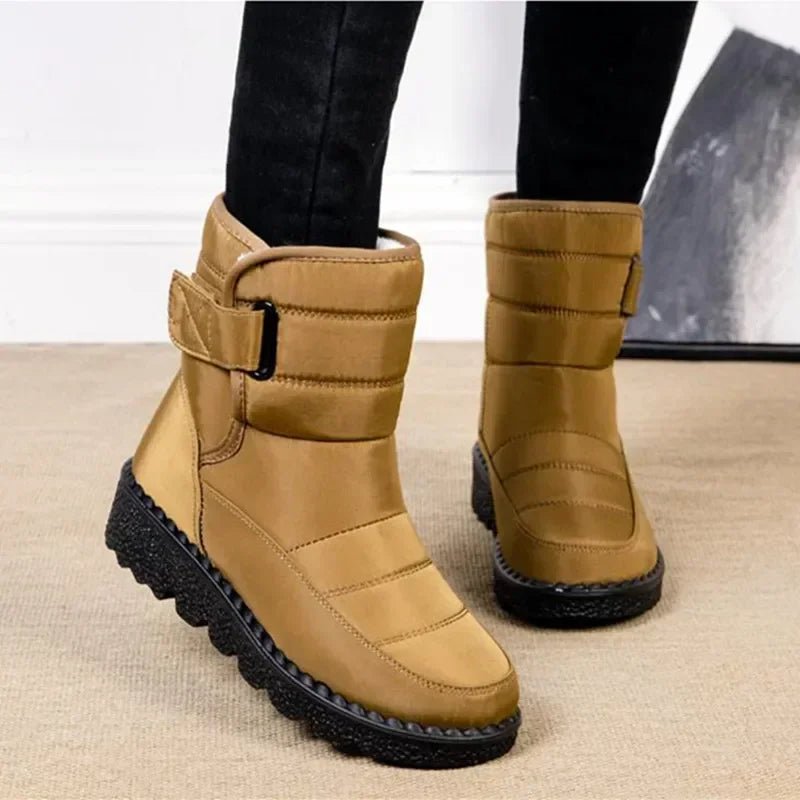 Harriet | Waterproof Quilted Slip-On Fleece Lined Boots