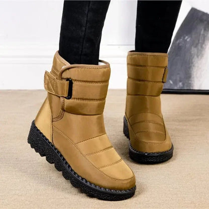 Harriet | Waterproof Quilted Slip-On Fleece Lined Boots