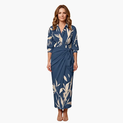 Harriet | Women's Striped  Maxi Shirt Summer Dress