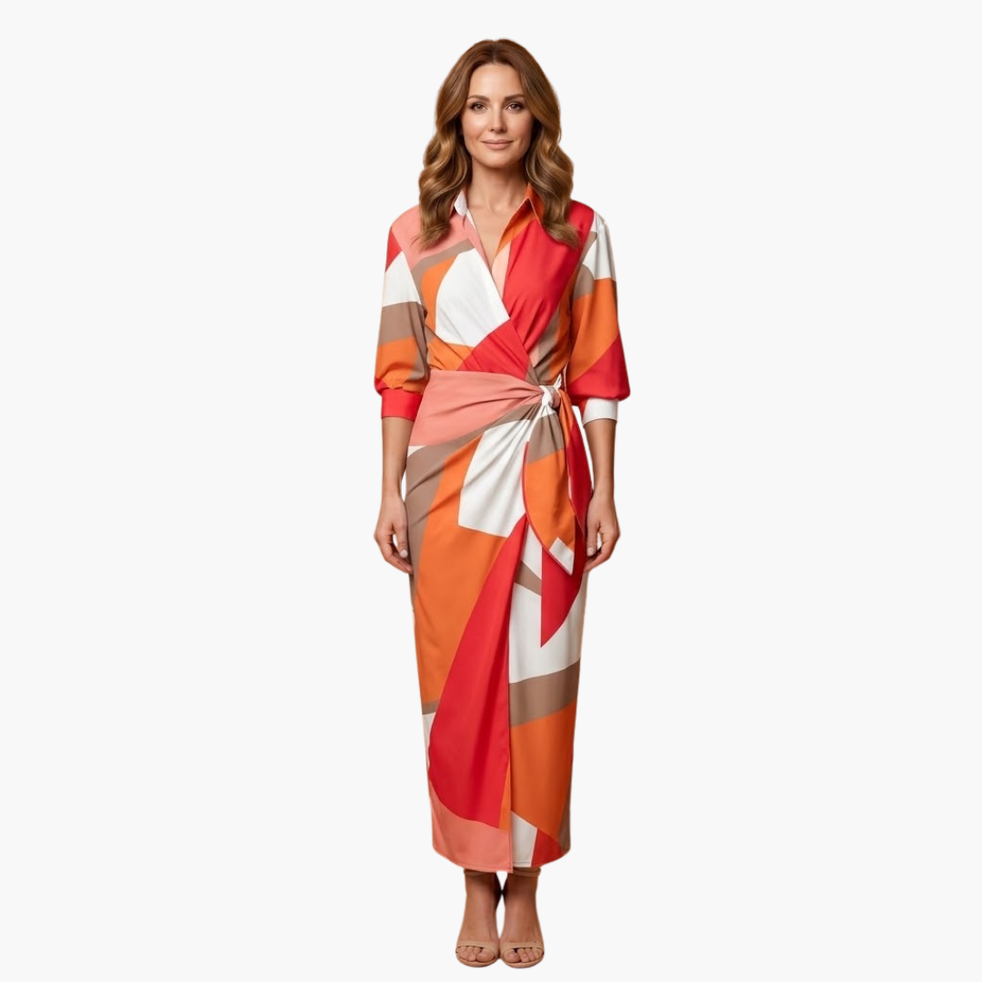Harriet | Women's Striped  Maxi Shirt Summer Dress