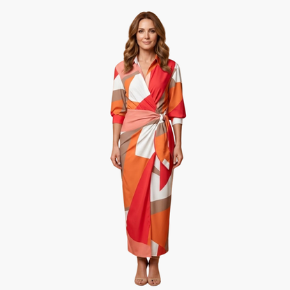 Harriet | Women's Striped  Maxi Shirt Summer Dress