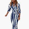 Dark Blue & White