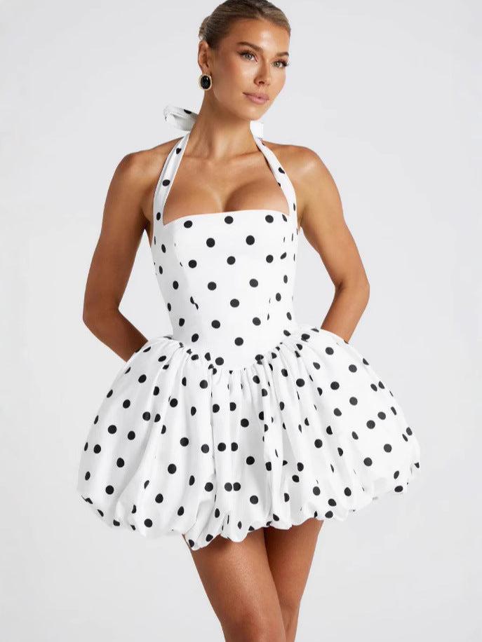 Heidi | Playful Womens Polka Dot Prom Mini Dress