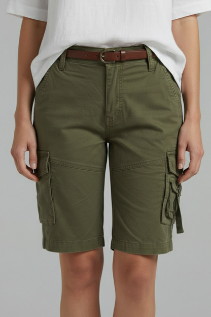 Helena | Women Utility Pocket Cargo Shorts