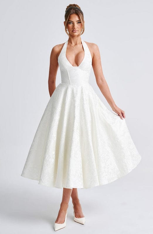 Imogen | Women's Wedding Guest Sleeveless A-Line Dress