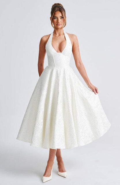 Imogen | Women's Wedding Guest Sleeveless A-Line Dress