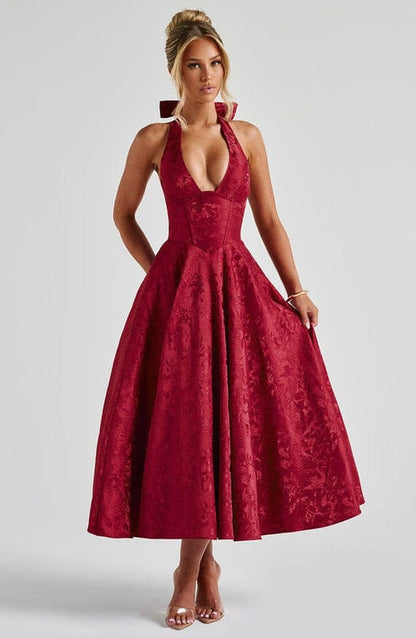 Imogen | Women's Wedding Guest Sleeveless A-Line Dress