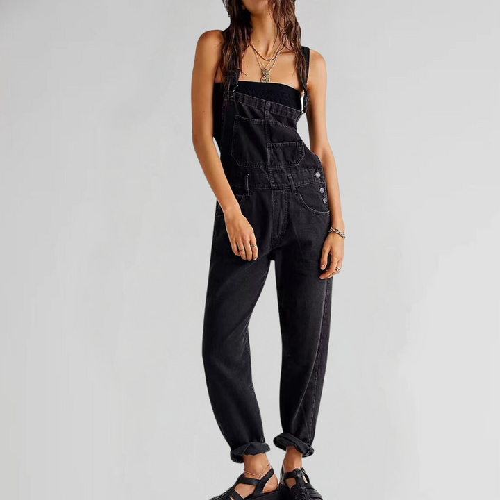 Isabella | Stylish Women's Denim Dungarees