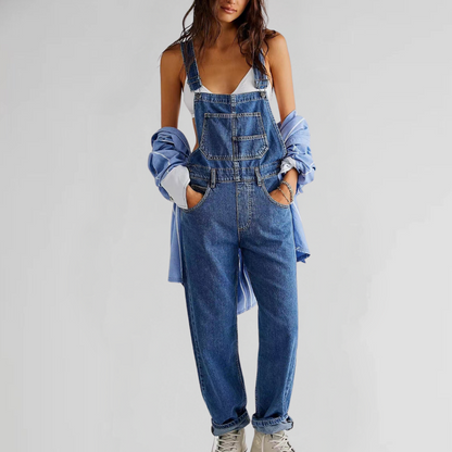 Isabella | Stylish Women's Denim Dungarees
