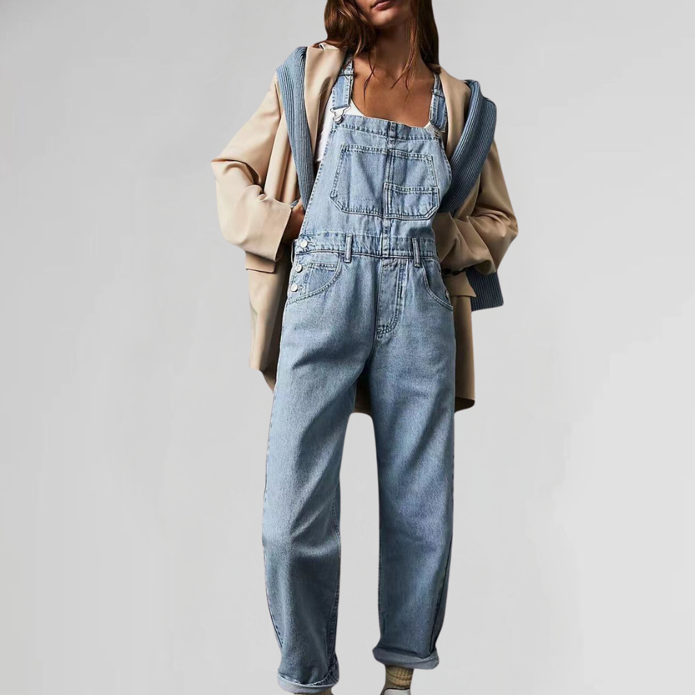 Isabella | Stylish Women's Denim Dungarees