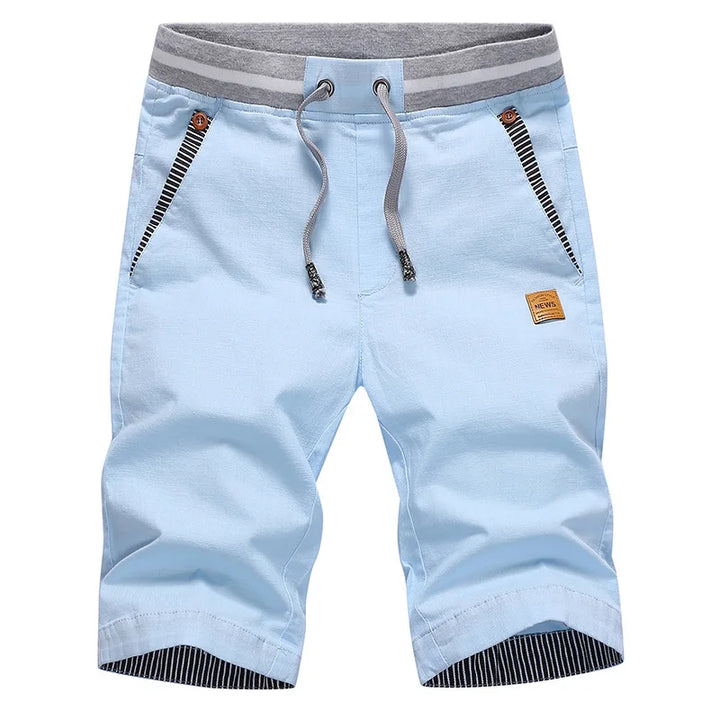 Jasper | Men Casual Summer Shorts Cotton Drawstring