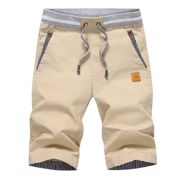 Jasper | Men Casual Summer Shorts Cotton Drawstring