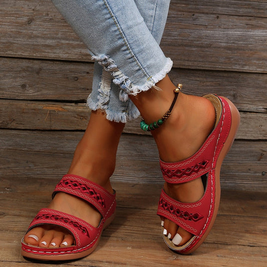 Joanne | Womens Walking Sandals Flat Supportive Casual Style