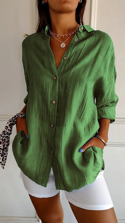 Mina | Women Button Down Shirt Summer Lightweight