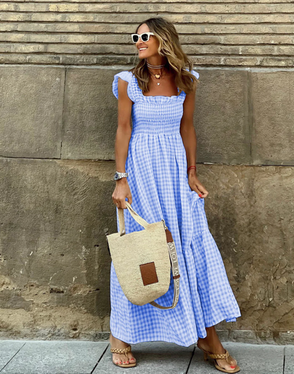 Ottilie | Women Smocked Casual Events Maxi Dress