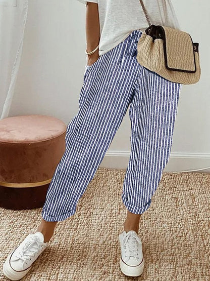 Qiana | Women Trousers Cotton Breathable Relaxed