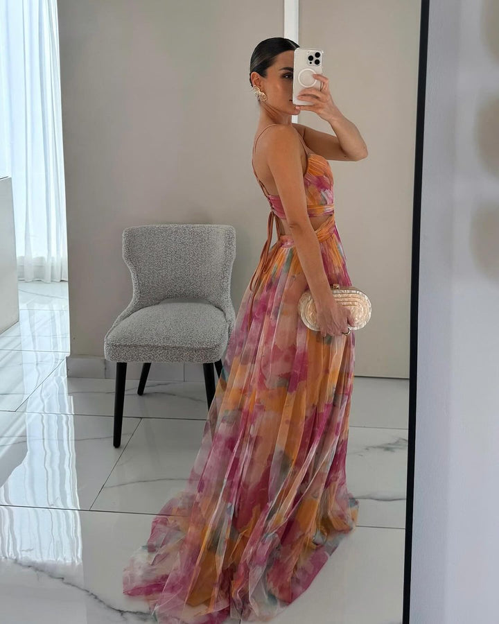 Rosalind | Women Elegant Floral Maxi Dress