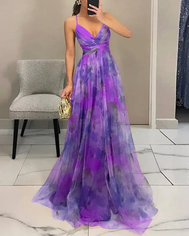 Rosalind | Women Elegant Floral Maxi Dress