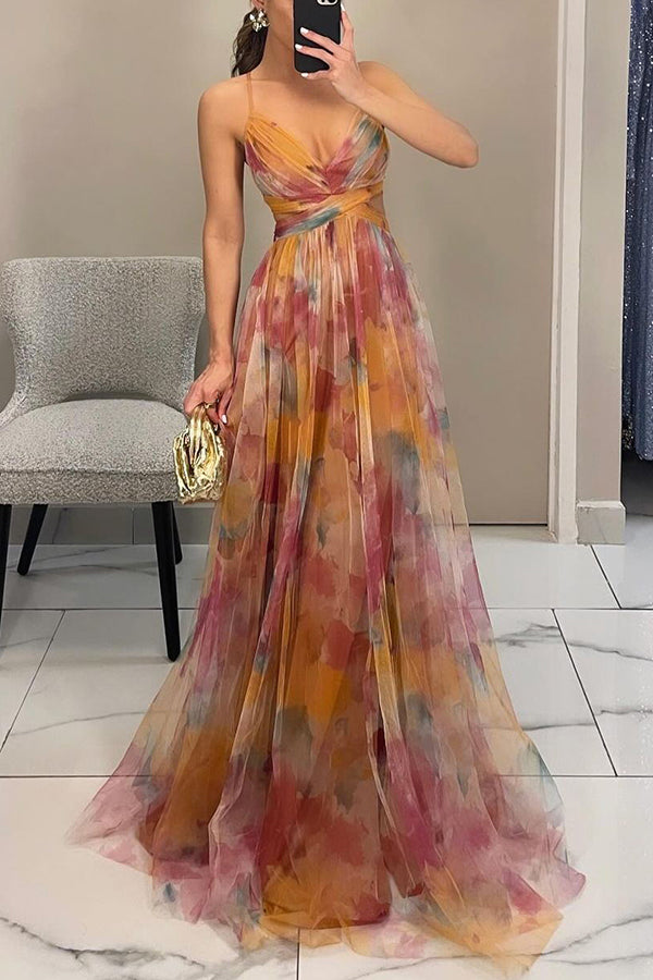 Rosalind | Women Elegant Floral Maxi Dress