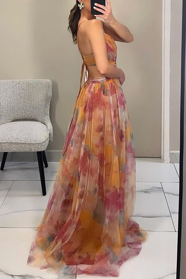 Rosalind | Women Elegant Floral Maxi Dress