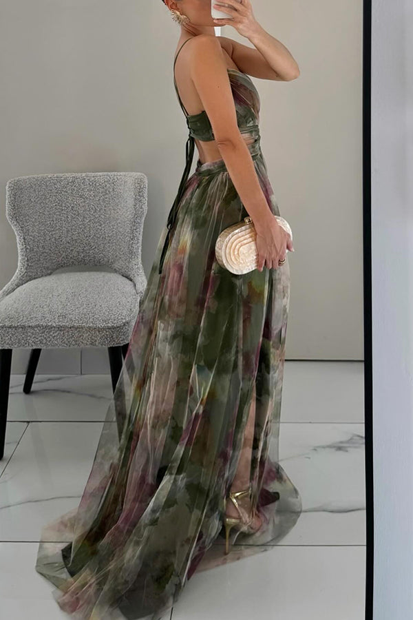 Rosalind | Women Elegant Floral Maxi Dress