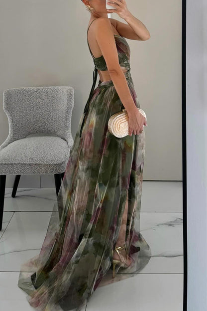Rosalind | Women Elegant Floral Maxi Dress