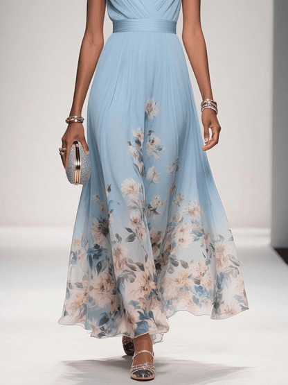 Rosalind | Women Floral Print Wedding Guest Midi Dress