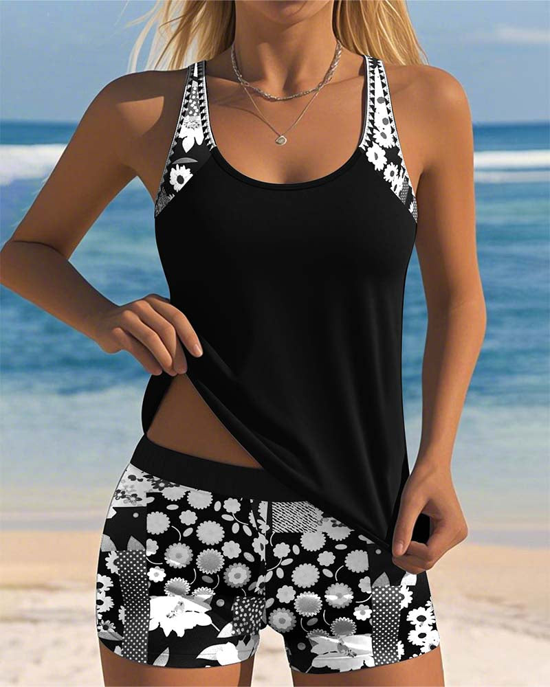 Rosie | Elegant Women's Floral Swimsuit Summer