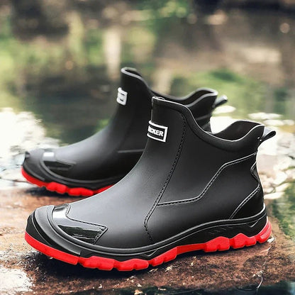Saskia | Women's Waterproof Slip-On Ankle Rain Boots