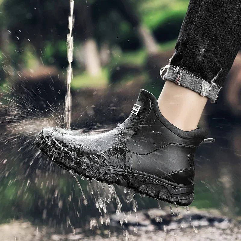Saskia | Women's Waterproof Slip-On Ankle Rain Boots