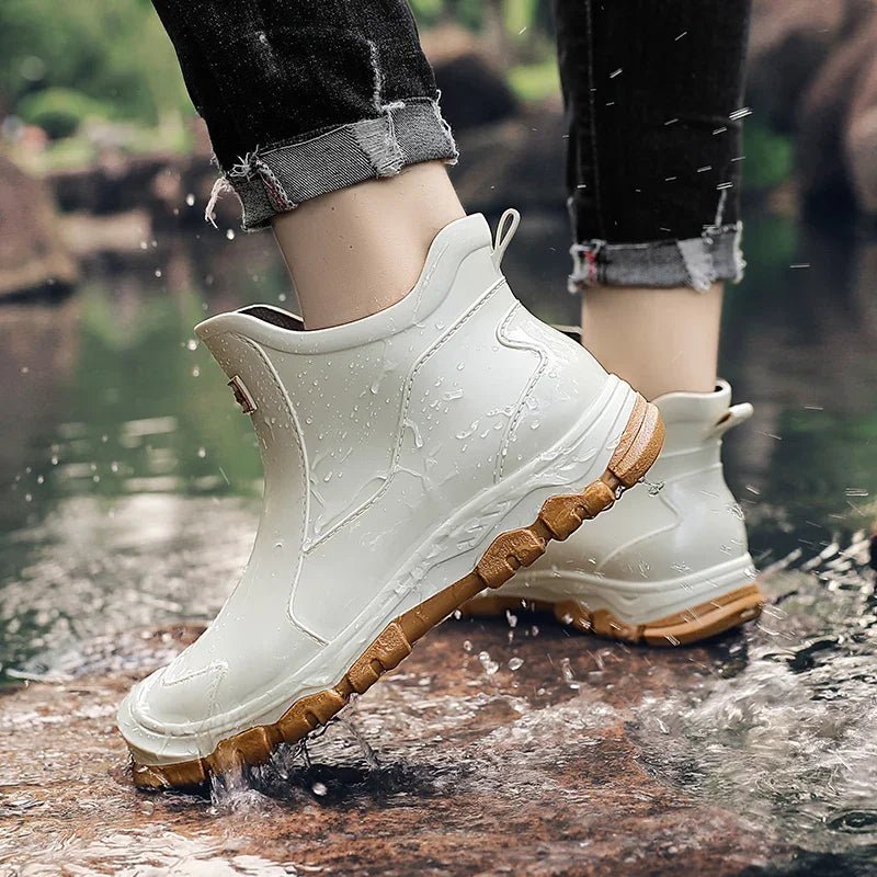 Saskia | Women's Waterproof Slip-On Ankle Rain Boots