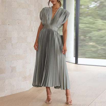 Seraphina | Elegant Women's Sleeveless A Line Maxi Summer Dress