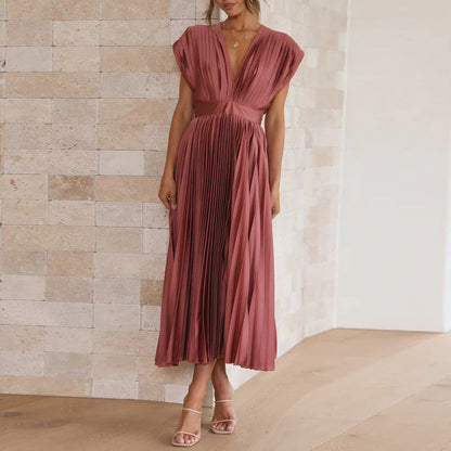 Seraphina | Elegant Women's Sleeveless A Line Maxi Summer Dress