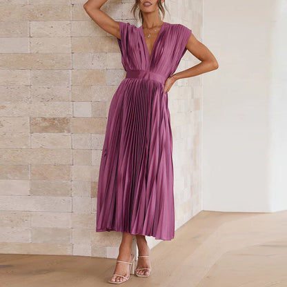 Seraphina | Elegant Women's Sleeveless A Line Maxi Summer Dress