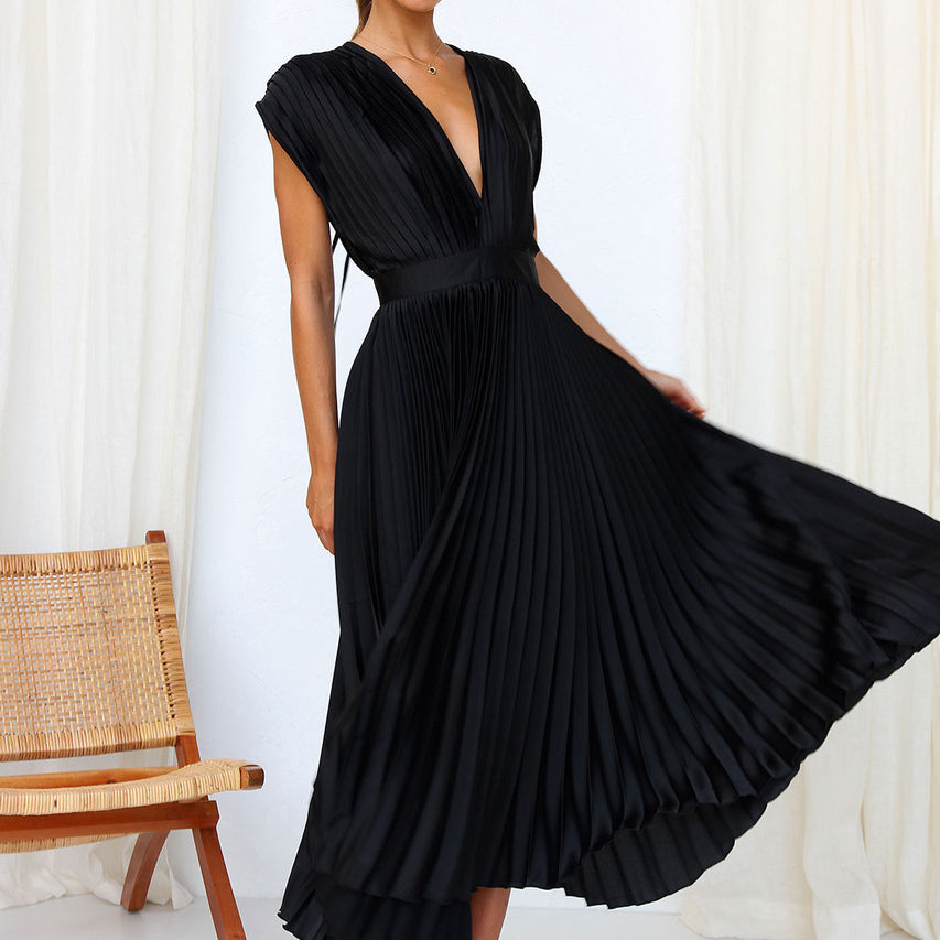 Seraphina | Elegant Women's Sleeveless A Line Maxi Summer Dress