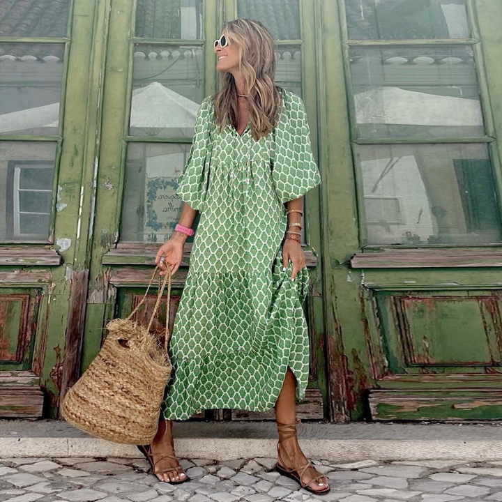 Sienna | Effortless Women's Boho Printed Maxi Dress